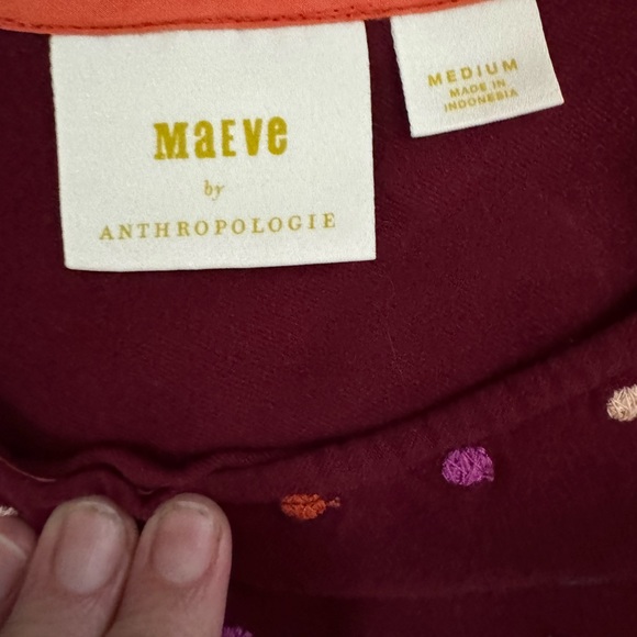 Maeve by Anthropologie Dottie Embroidered Blouse - Picture 6 of 9